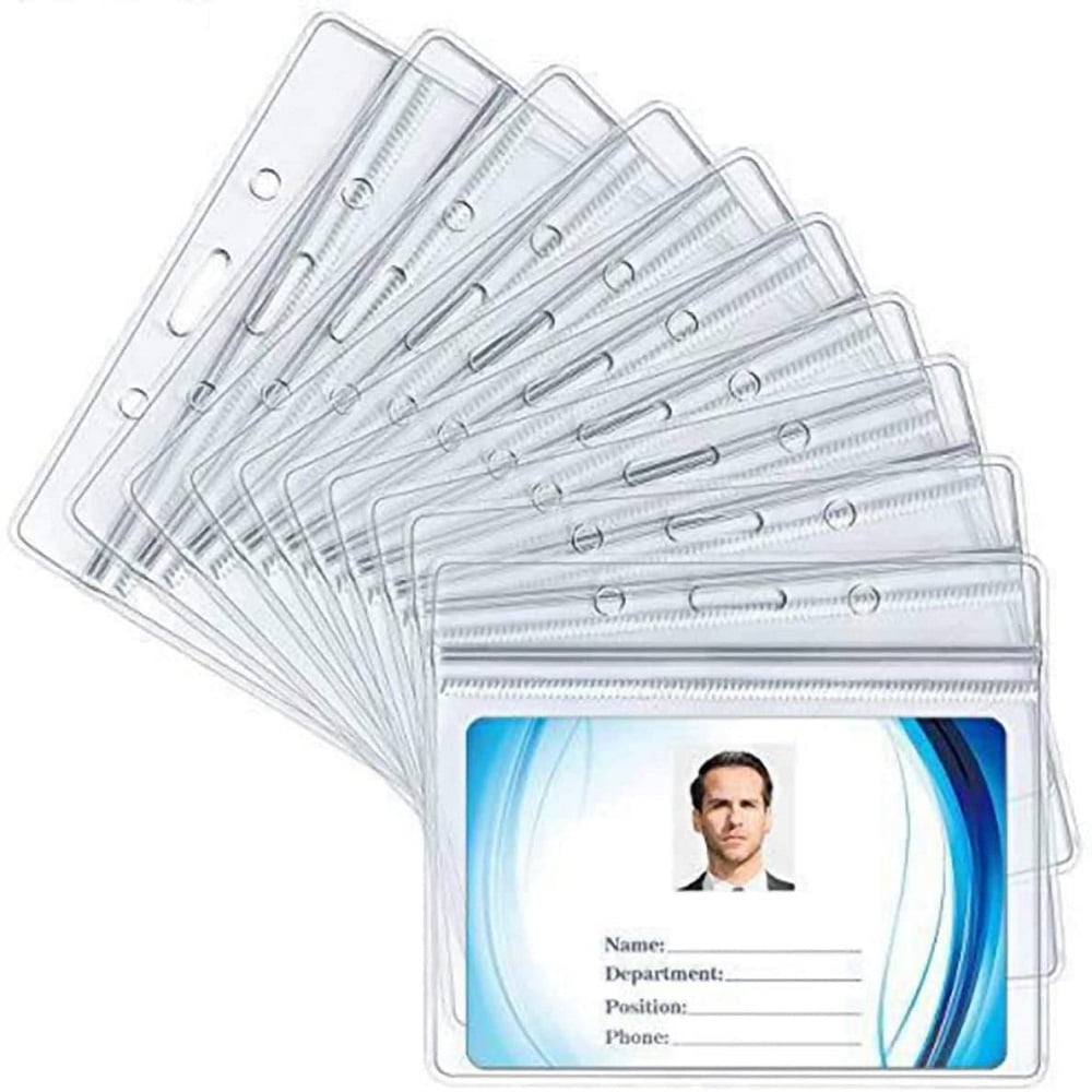 Clear Id Card Sleeves